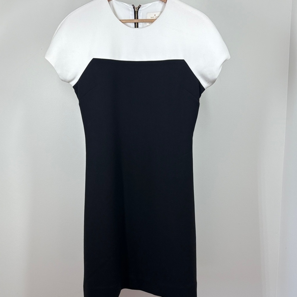 Kate Spade Black and White Mid Dress